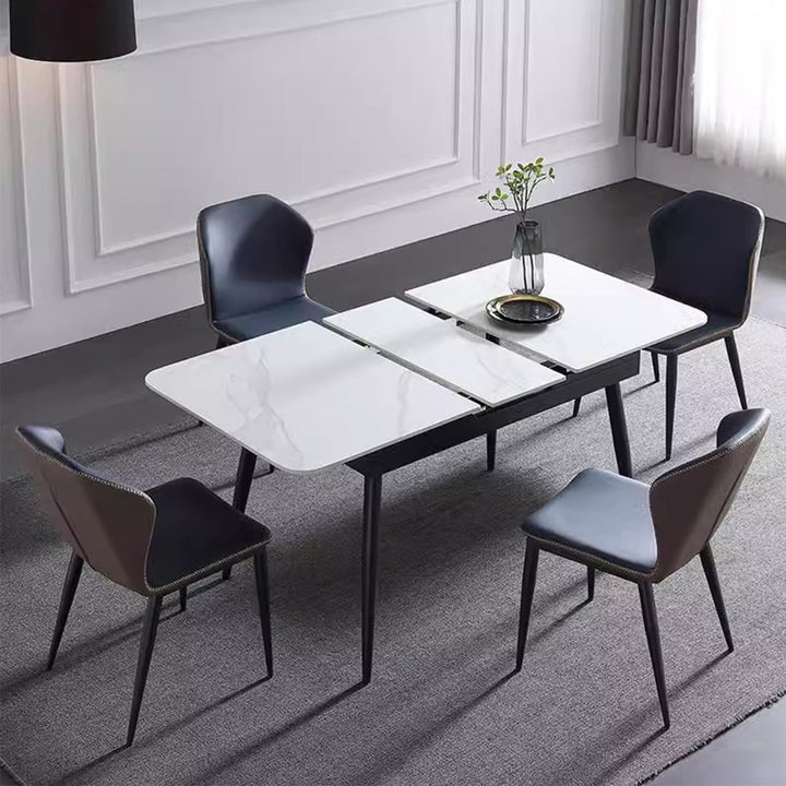 MAS-2767 Masdio Modern Sintered Stone Extendable Dining Table