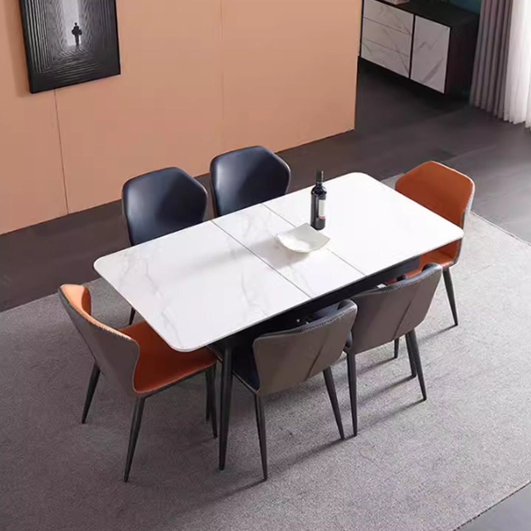 MAS-2767 Masdio Modern Sintered Stone Extendable Dining Table