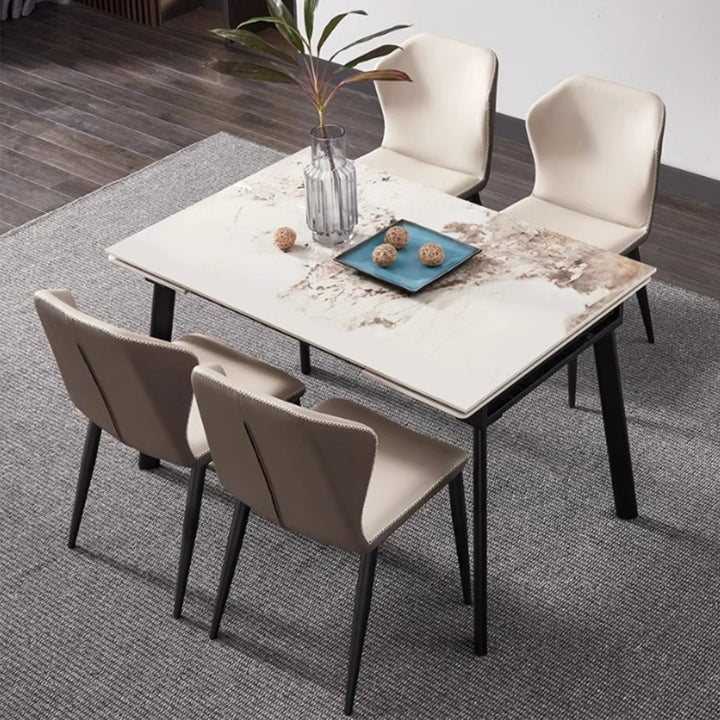 MAS-2768 Masdio Modern Extendable Sintered Stone Dining Table