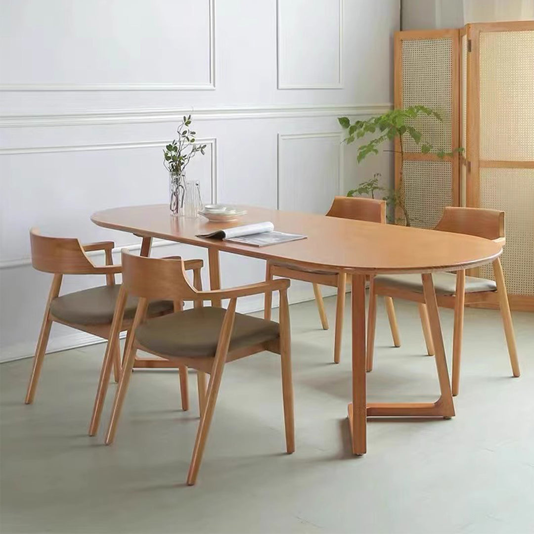 MAS-2770 Masdio Scandinavian Solid Wood Dining Table