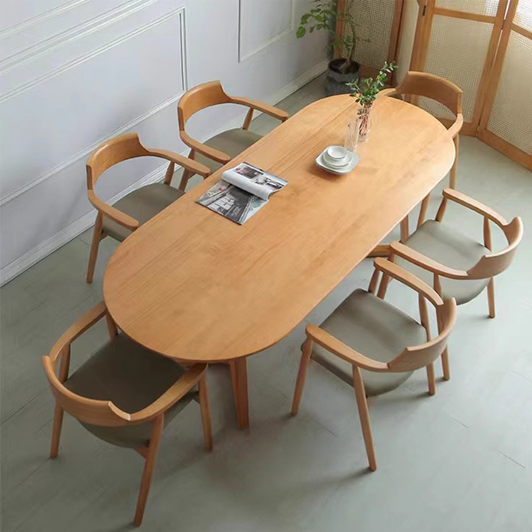 MAS-2770 Masdio Scandinavian Solid Wood Dining Table