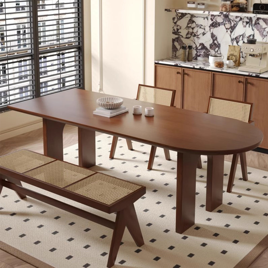 MAS-2771 Masdio Japandi Solid Wood Dining Table