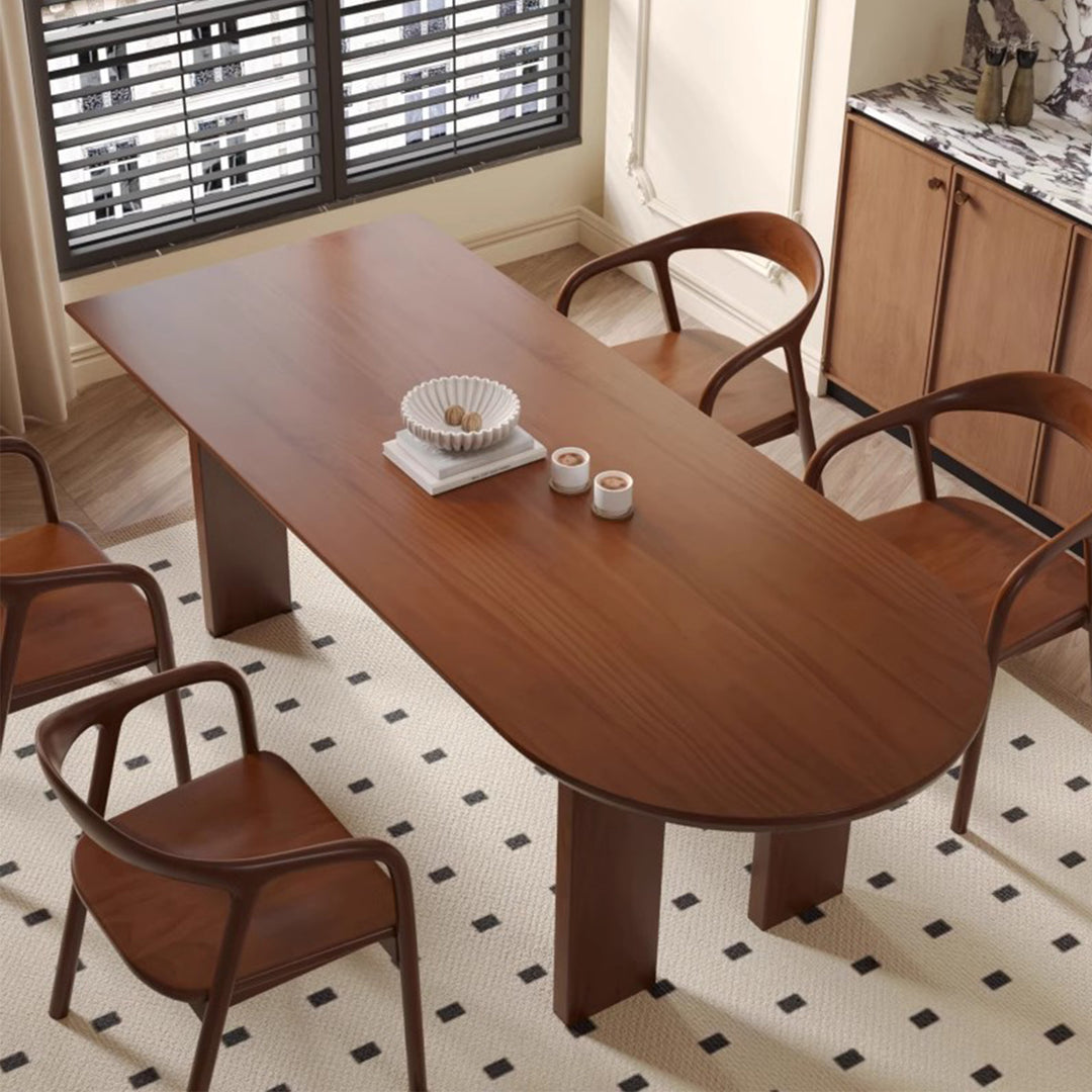 MAS-2771 Masdio Japandi Solid Wood Dining Table