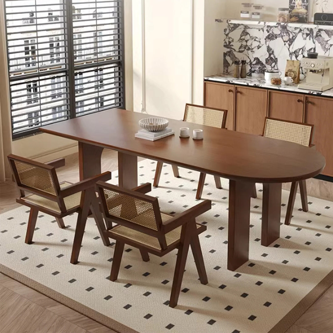 MAS-2771 Masdio Japandi Solid Wood Dining Table