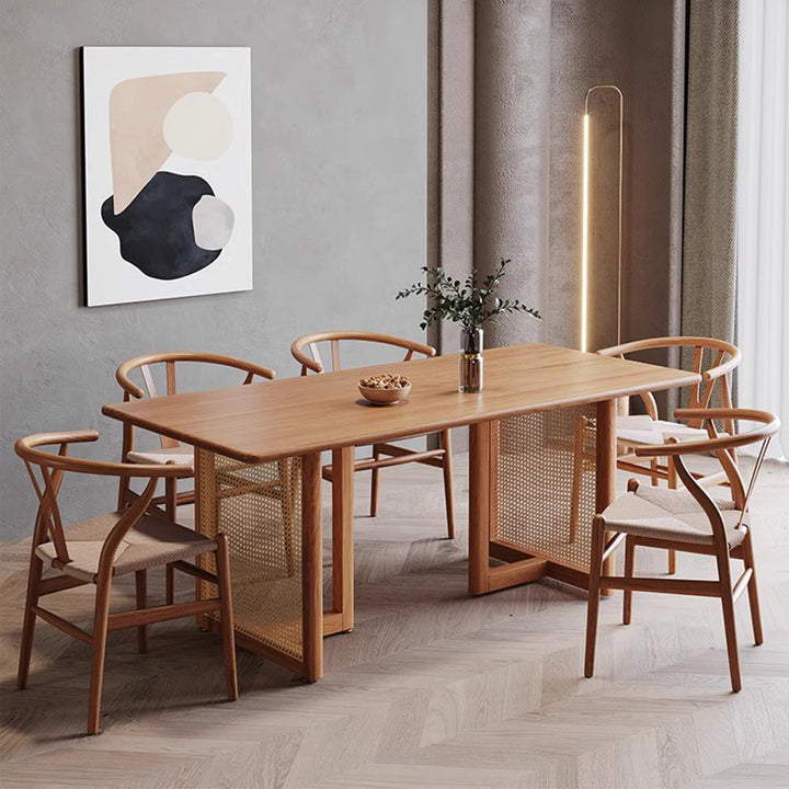 MAS-2775 Masdio Japandi Solid Wood Dining Table