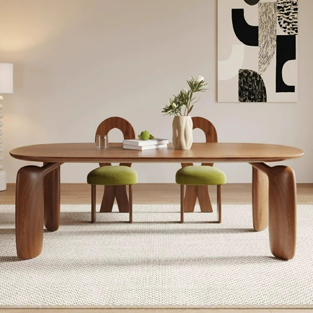 MAS-2781 Masdio Japandi Solid Wood Dining Table