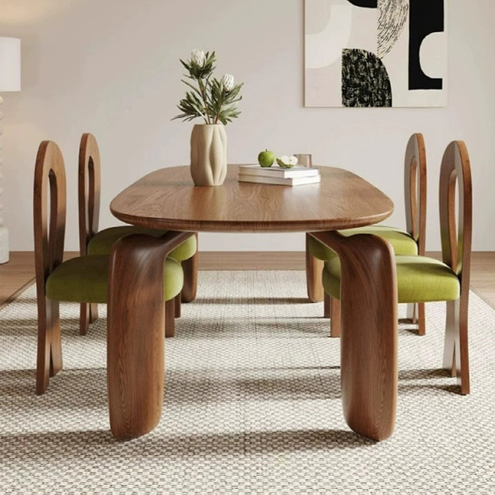 MAS-2781 Masdio Japandi Solid Wood Dining Table