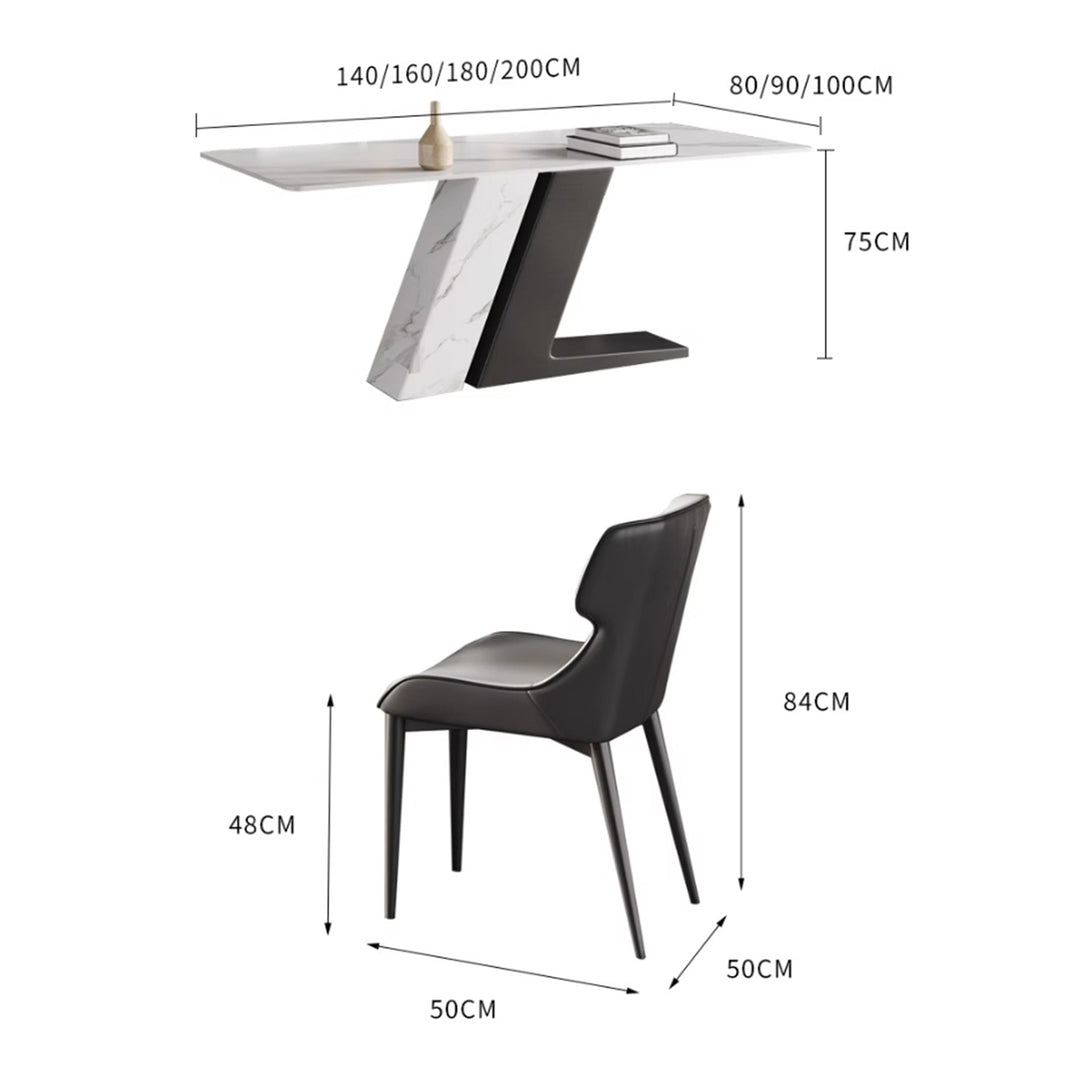 MAS-2783 Masdio Modern Sintered Stone Dining Table