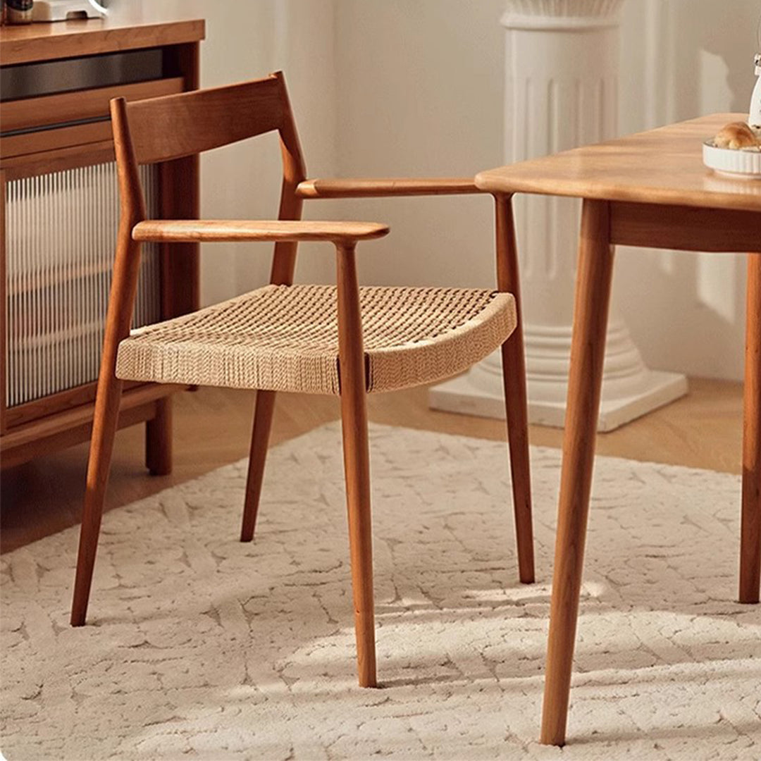 MAS-2838 Masdio Japandi Solid Wood Dining Chair