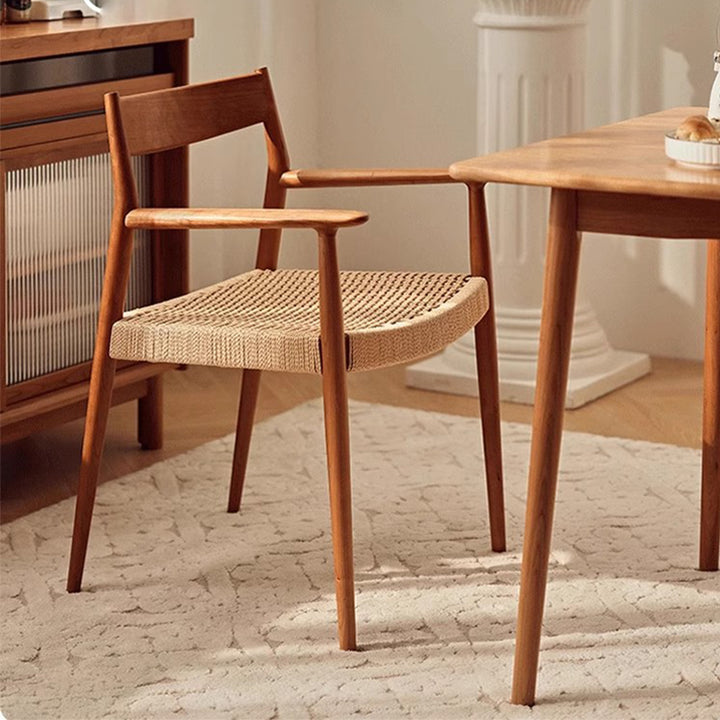 MAS-2838 Masdio Japandi Solid Wood Dining Chair
