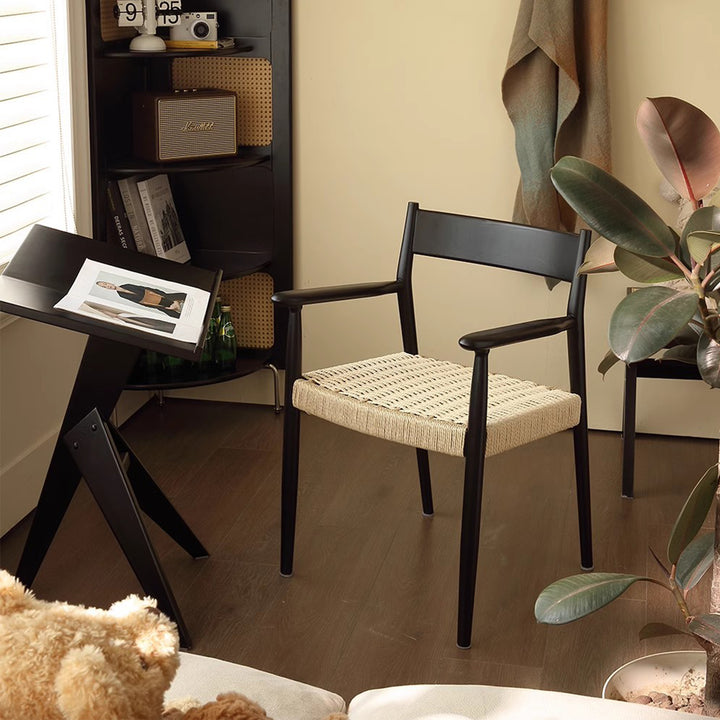 MAS-2838 Masdio Japandi Solid Wood Dining Chair