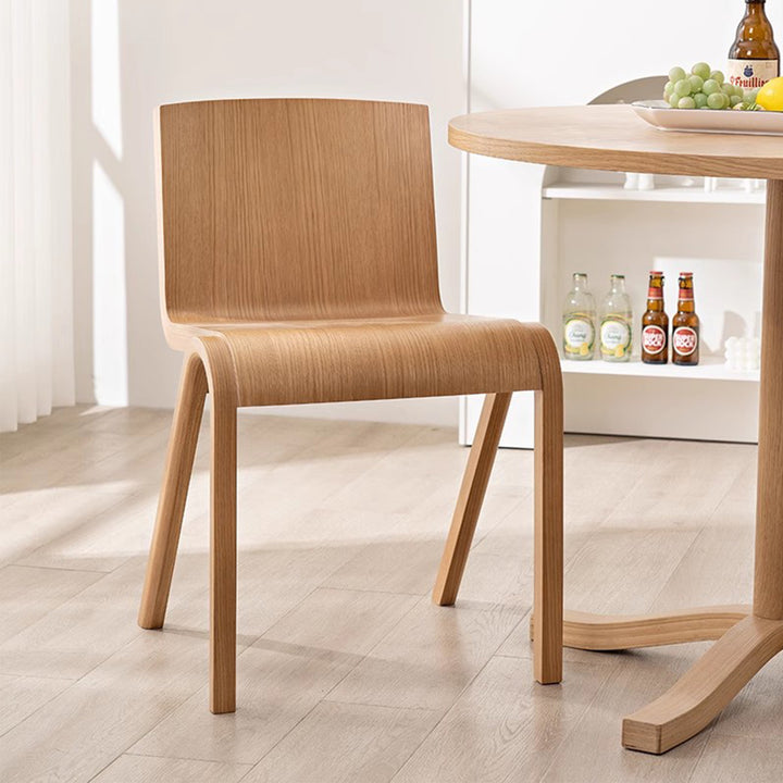 MAS-2890 Masdio Japandi Solid Wood Dining Chair
