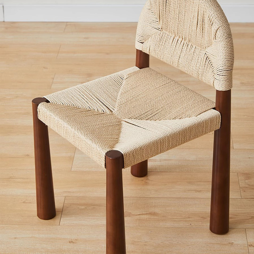 MAS-2897 Masdio Japandi Solid Wood Dining Chair