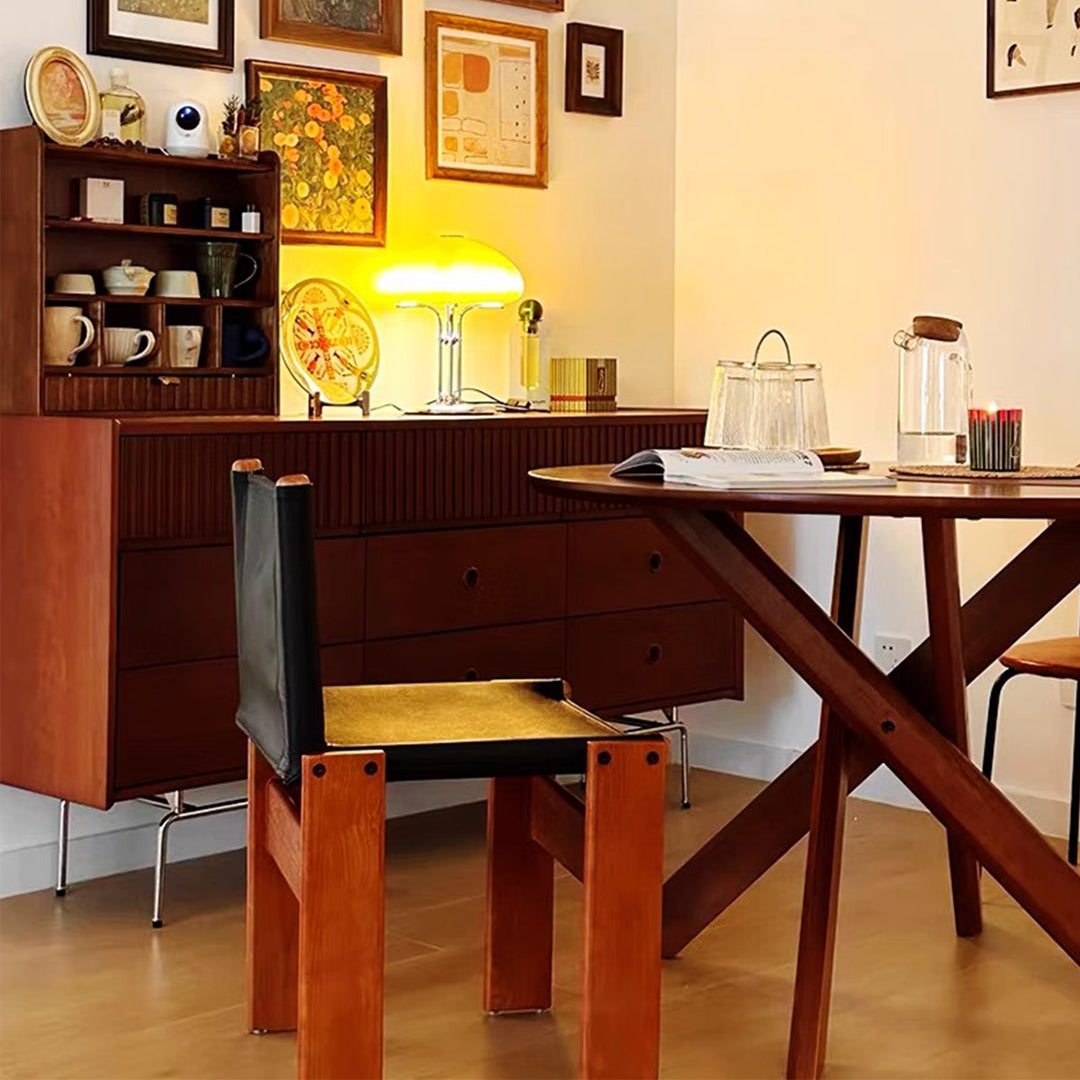 MAS-2905 Masdio Rustic Solid Wood Dining Chair