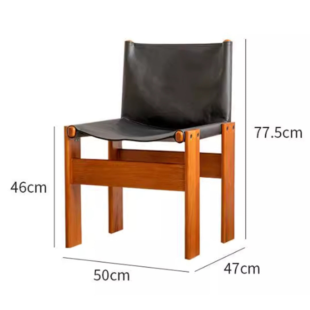 MAS-2905 Masdio Rustic Solid Wood Dining Chair