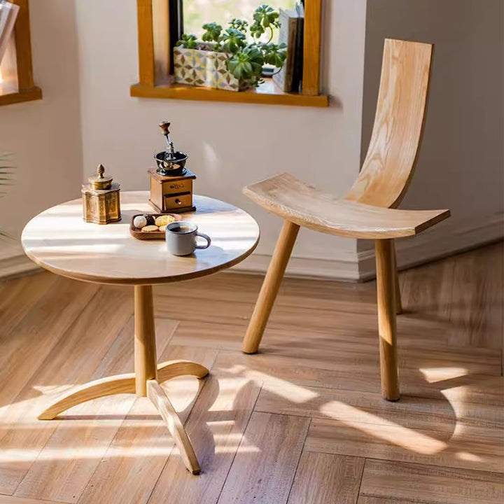 MAS-2915 Masdio Rustic Solid Wood Dining Chair