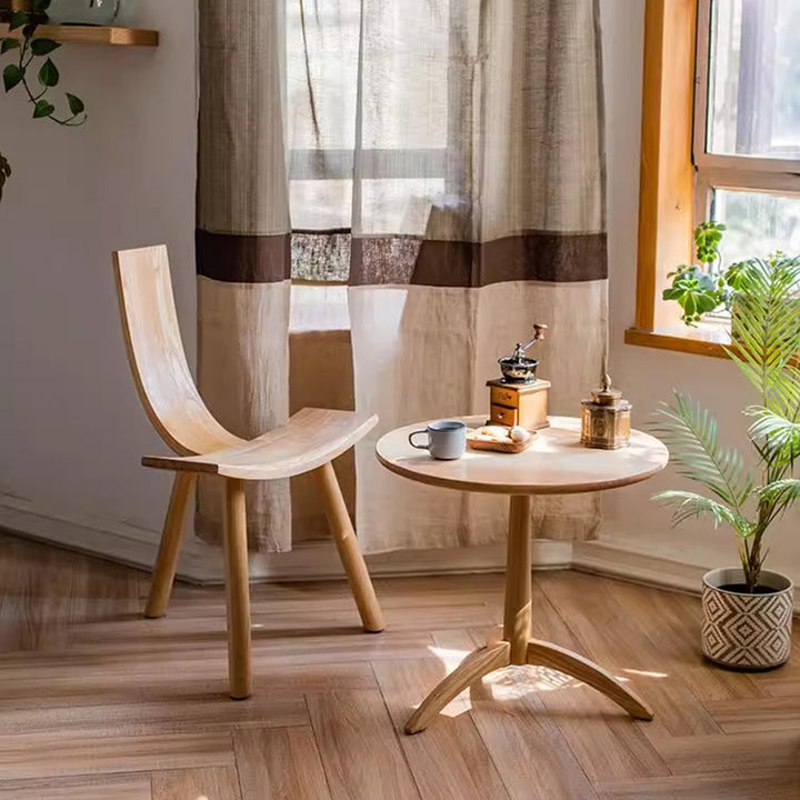MAS-2915 Masdio Rustic Solid Wood Dining Chair