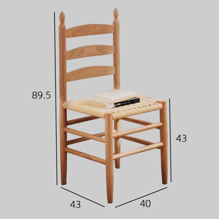 MAS-2923 Masdio Solid Wood Rustic Chair (Set of 2)