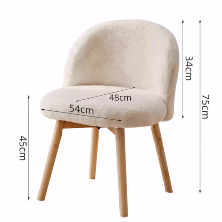 MAS-2925 Masdio Modern Cashmere Dining Chair