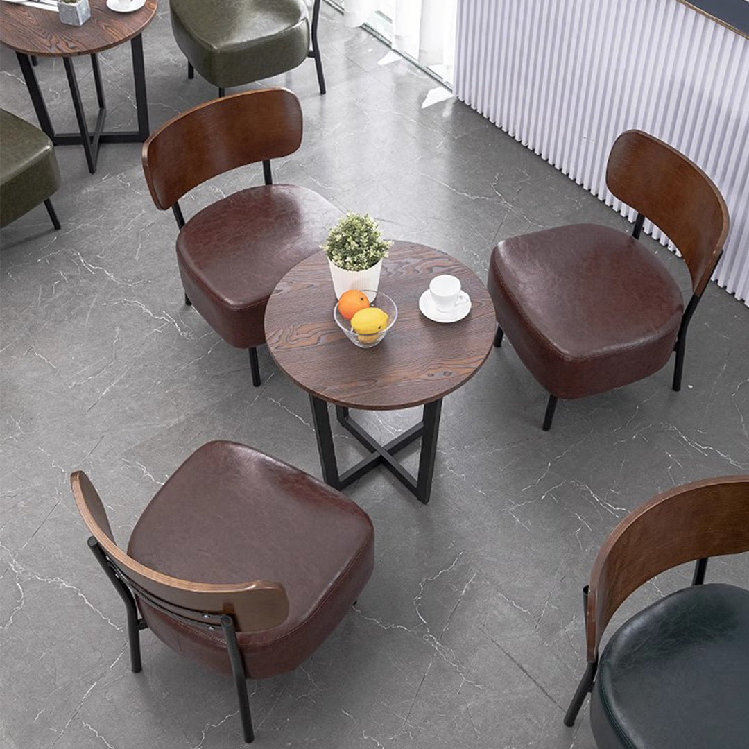 MAS-2933 Masdio Vintage Walnut Dining Chair