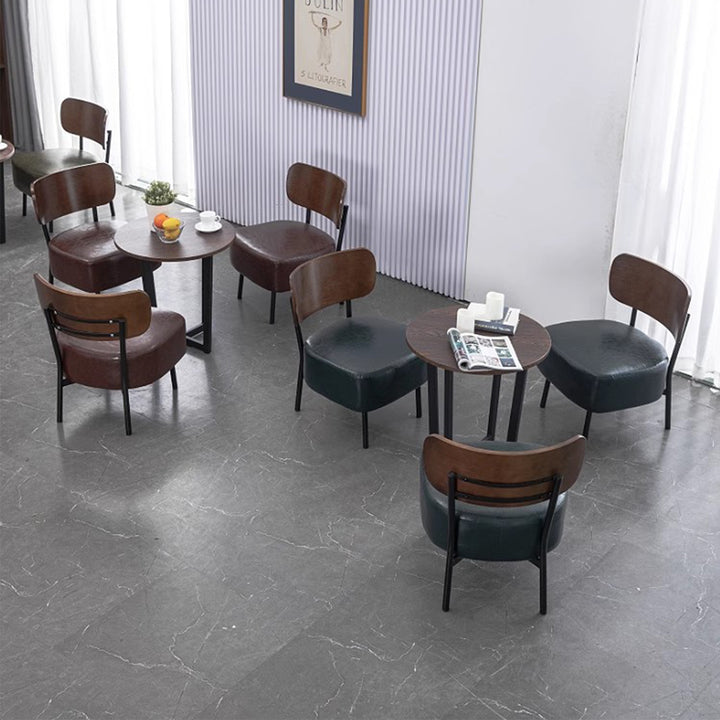 MAS-2933 Masdio Vintage Walnut Dining Chair