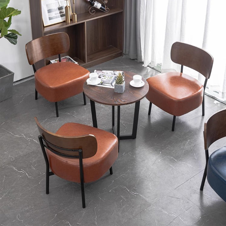 MAS-2933 Masdio Vintage Walnut Dining Chair