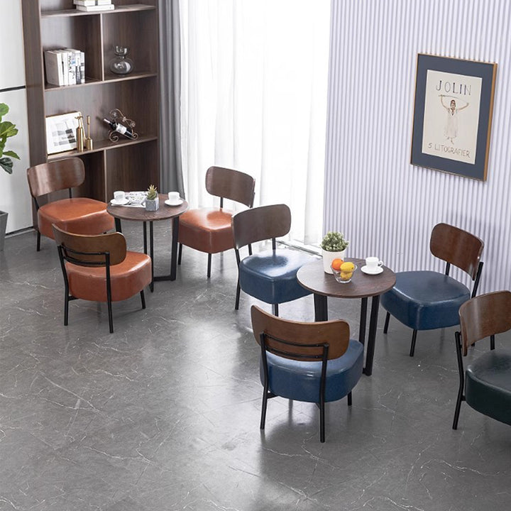 MAS-2933 Masdio Vintage Walnut Dining Chair