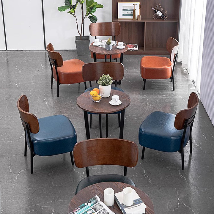 MAS-2933 Masdio Vintage Walnut Dining Chair