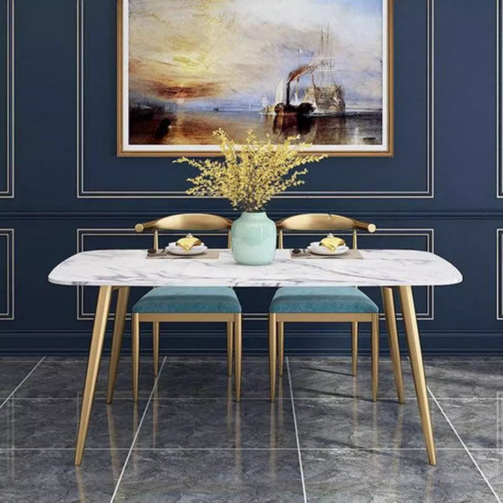 MAS-2945 Masdio Chrome Gold Dining Chairs