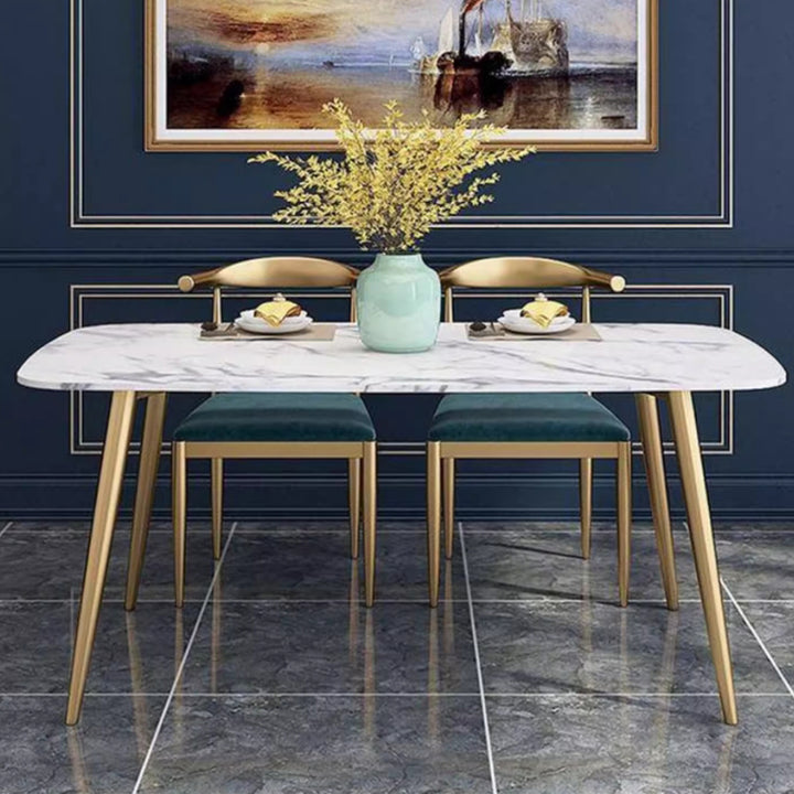 MAS-2945 Masdio Chrome Gold Dining Chairs