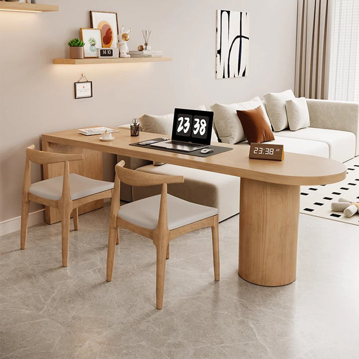 MAS-2965 Masdio Japandi Solid Wood Study Table