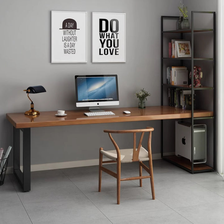 MAS-2968 Masdio Rustic Solid Wood Study Table