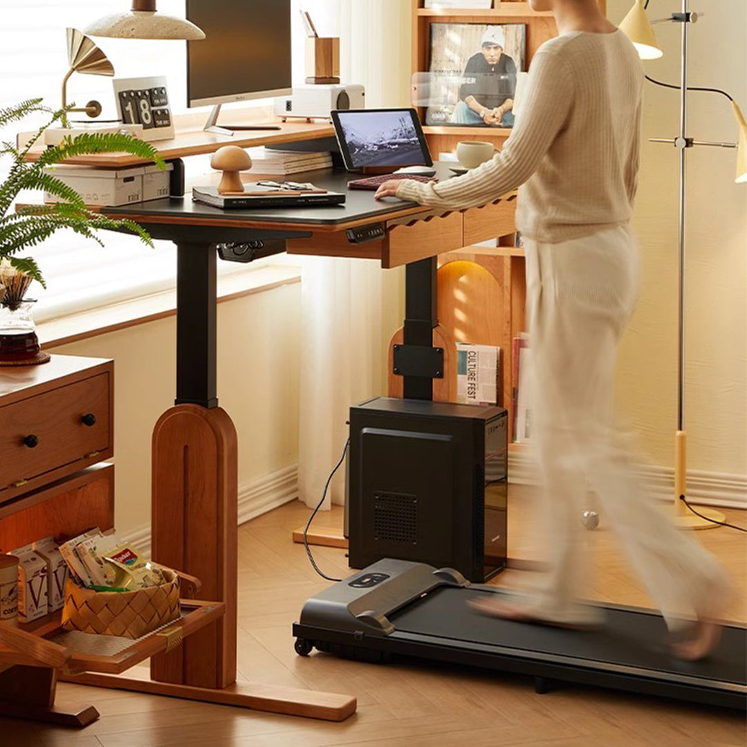 MAS-2969 Masdio Japandi Adjustable Solid Wood Study Table