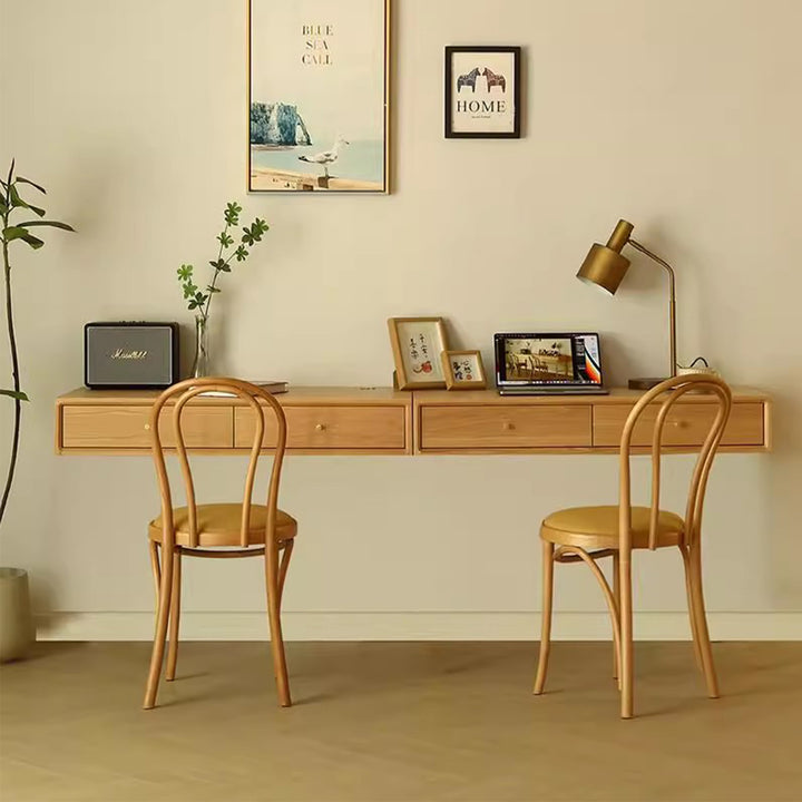 MAS-2975 Masdio Modern Solid Wood Floating Study Table