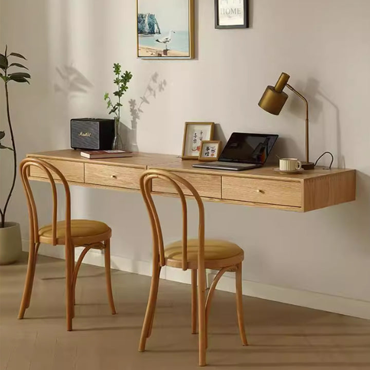 MAS-2975 Masdio Modern Solid Wood Floating Study Table