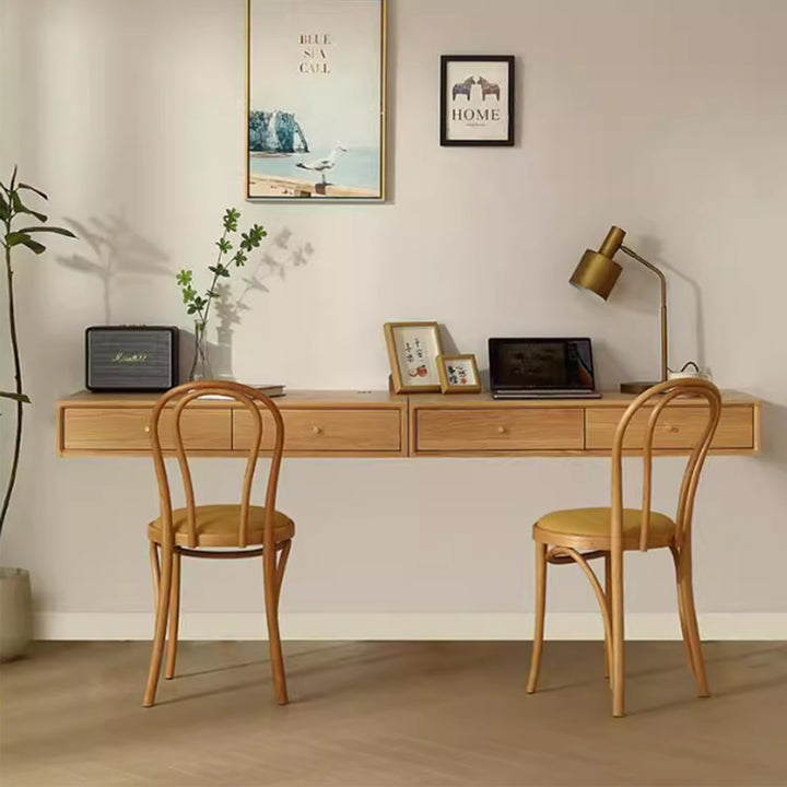 MAS-2975 Masdio Modern Solid Wood Floating Study Table