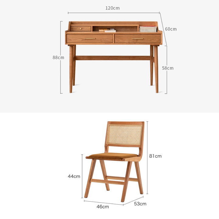 MAS-2981 Masdio Solid Wood Study Table