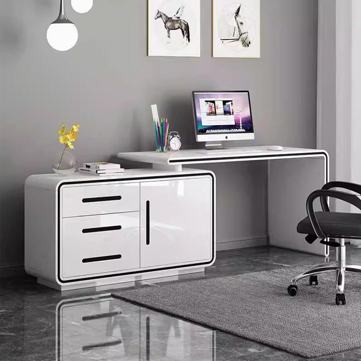 MAS-2986 Masdio Modern Study Table & Shelf
