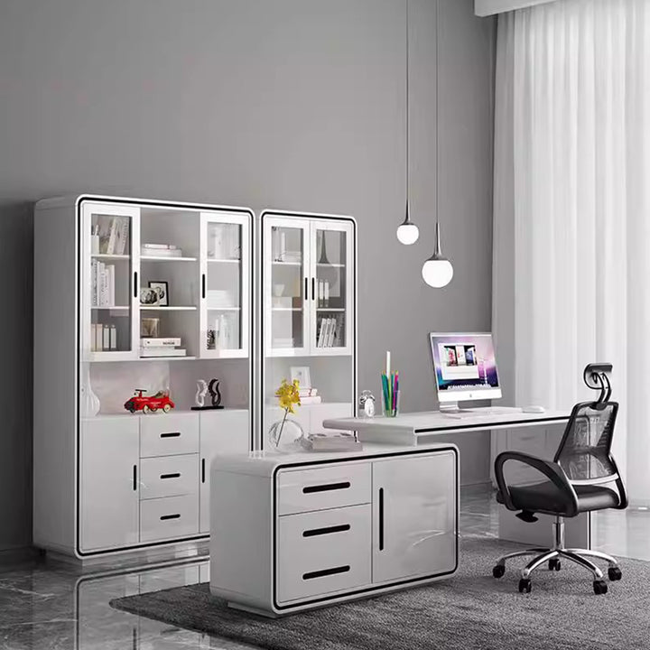 MAS-2986 Masdio Modern Study Table & Shelf