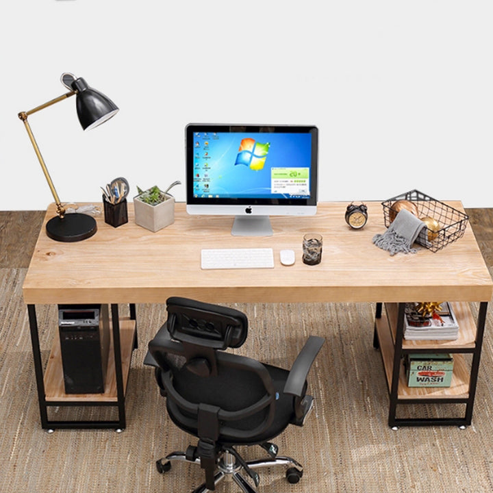 MAS-2997 Masdio Modern Industrial Solid Wood Office Table