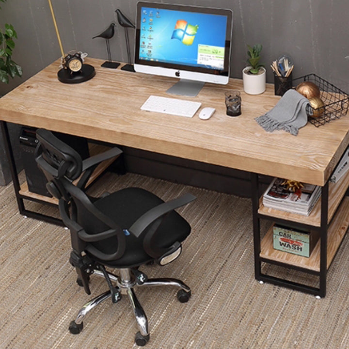 MAS-2997 Masdio Modern Industrial Solid Wood Office Table