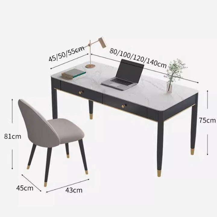 MAS-3003 Masdio Victorian Sintered Stone Study Table