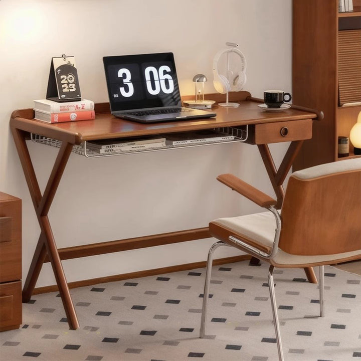 MAS-3012 Masdio Rustic Solid Wood Study Table