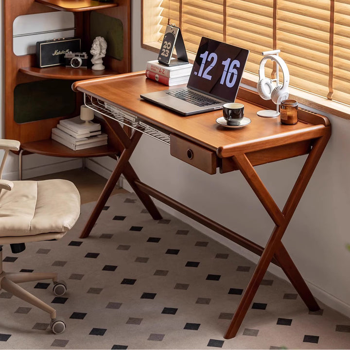 MAS-3012 Masdio Rustic Solid Wood Study Table