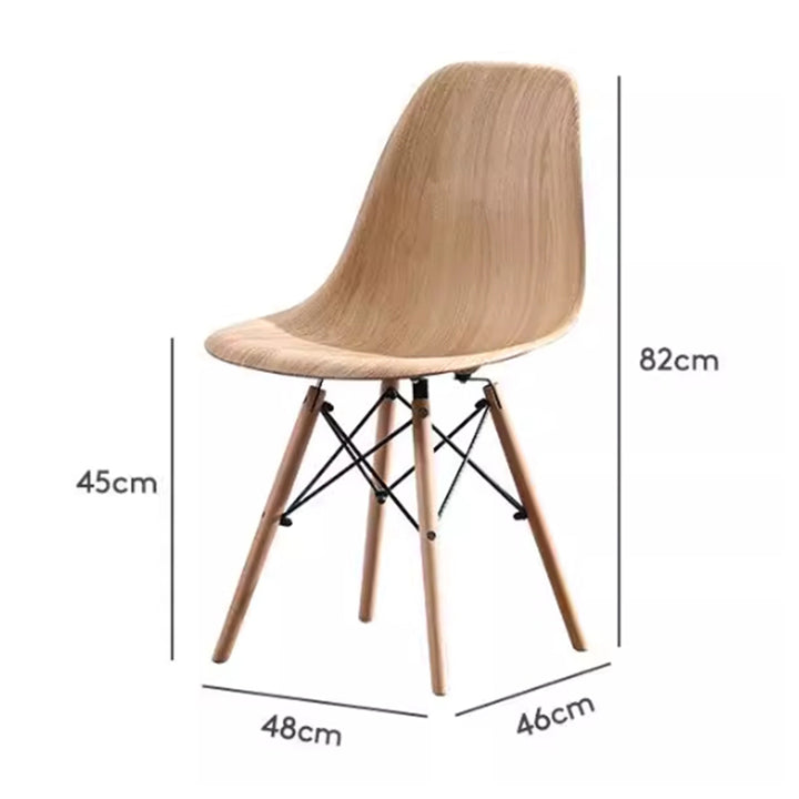 MAS-3037 Masdio Modern Walnut Dining Chair