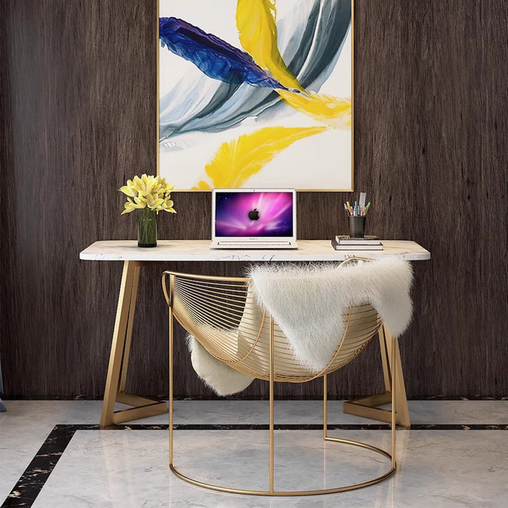 MAS-3040 Masdio Contemporary Marble Study Table