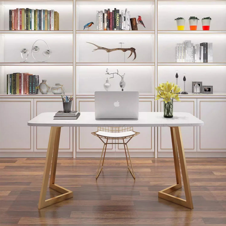 MAS-3040 Masdio Contemporary Marble Study Table