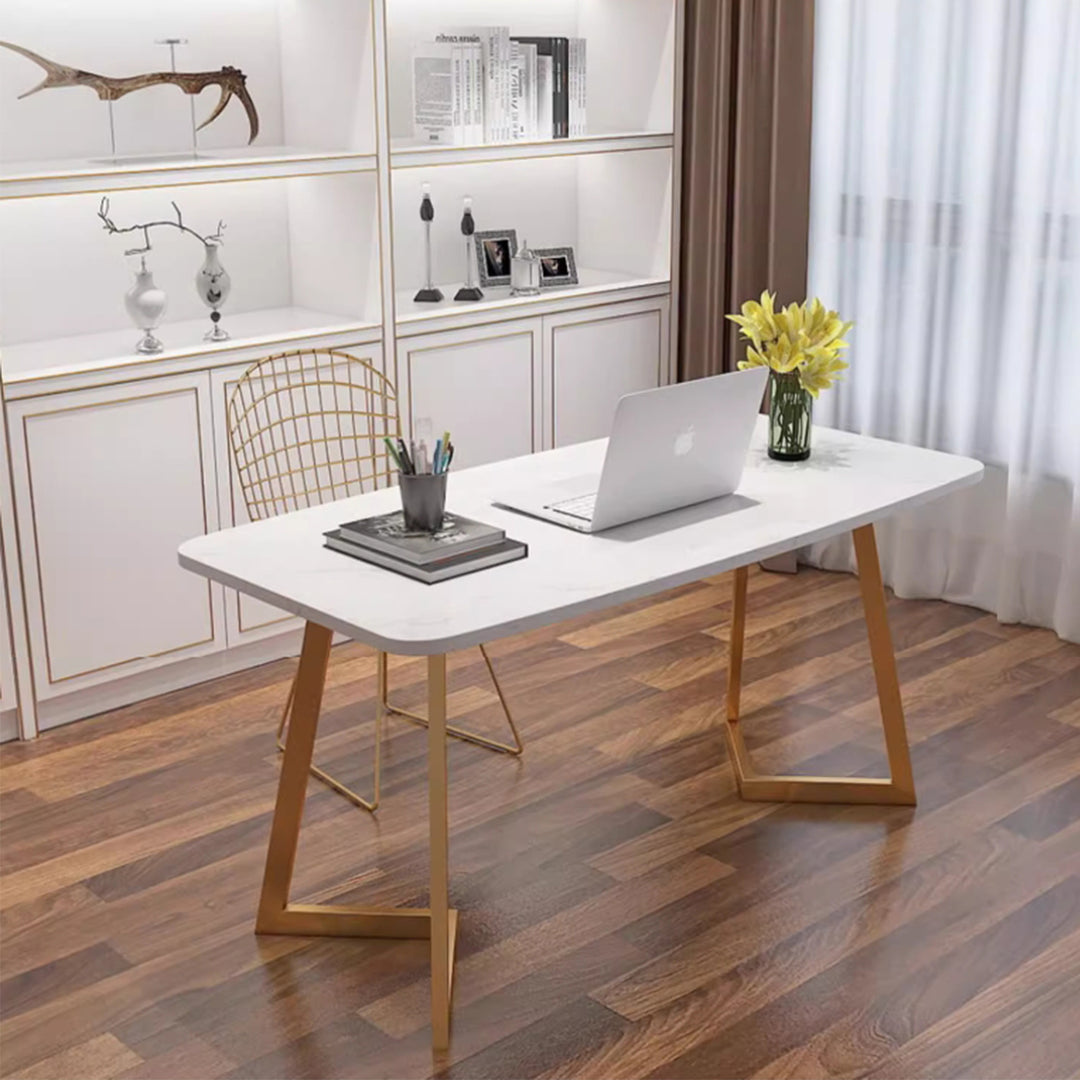 MAS-3040 Masdio Contemporary Marble Study Table