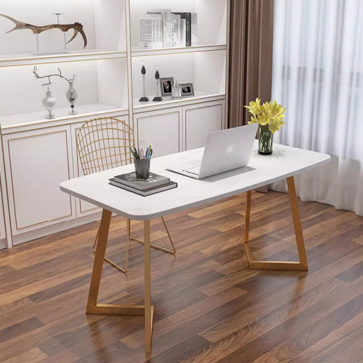 MAS-3040 Masdio Contemporary Marble Study Table
