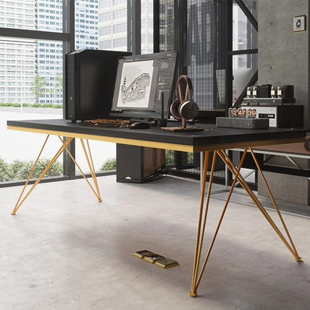 MAS-3049 Masdio Modern Industrial X Frame Dining Table